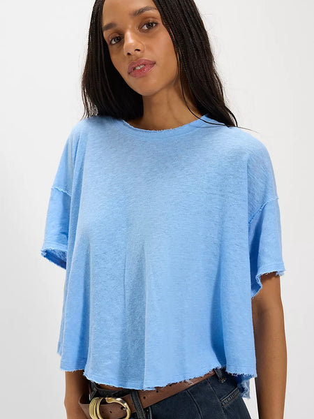 Free People Elsie Swing Tee - Blissful Blue