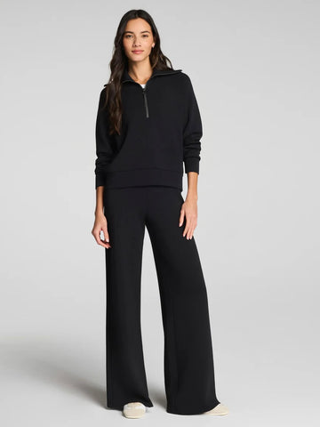 SPANX Air Essentials Wide Leg Pant - Very Black