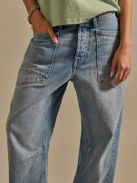 We The Free Minimalist Moxie Barrel Jeans- County Fair