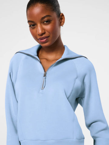 SPANX AirEssential Half Zip - Hydrangea