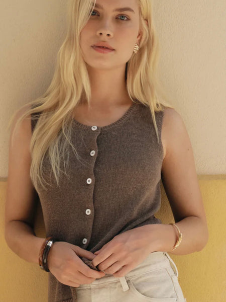 ZSupply Syd Sweater Vest - Pebble Coast