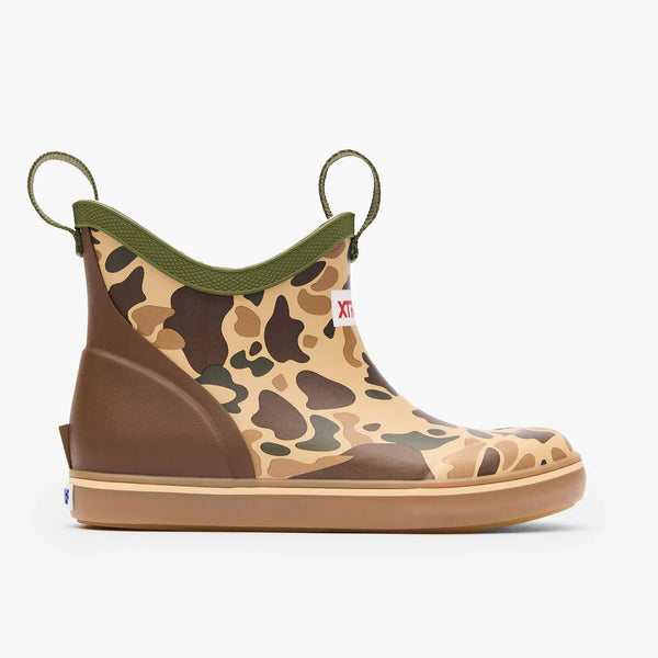 XtraTuf Kids’ Ankle Deck Boot -  Duck Camo