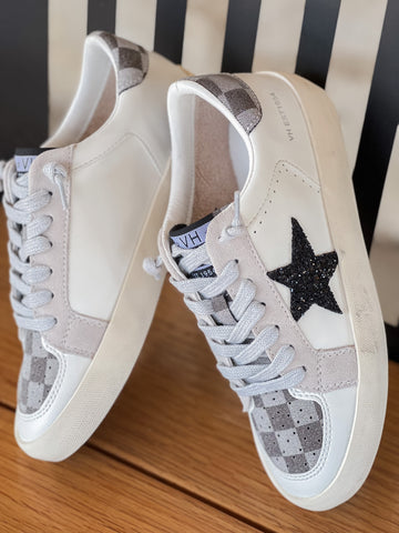 Bonnie Star Sneakers- Checkered Multi