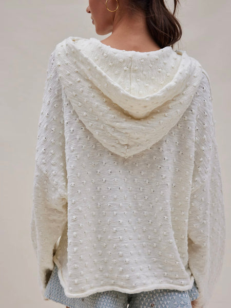 Free People Lake Side Hoodie - Marshmallow