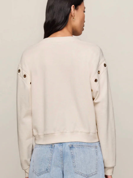 ZSupply Axel Grommet Sweatshirt - Sandstone