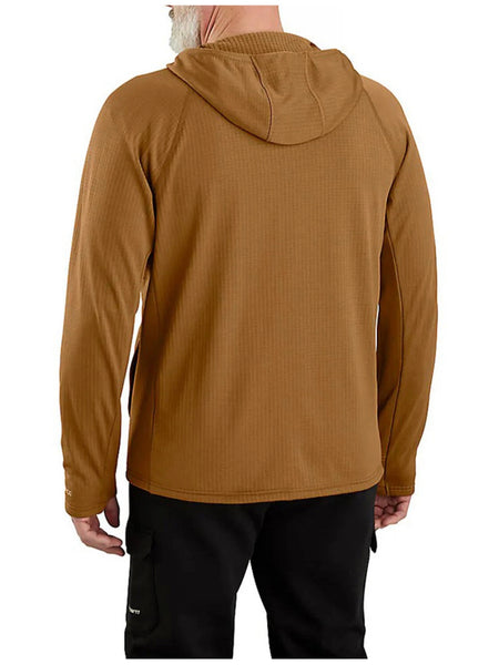 Carhartt Men’s Force Long Sleeve Fleece Lined Hooded Shirt - All Colors