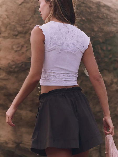 Free People Horizon Hike Short - Chocolate
