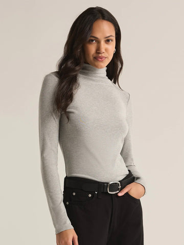 ZSupply Lira Second Skin Top - Classic Heather Grey