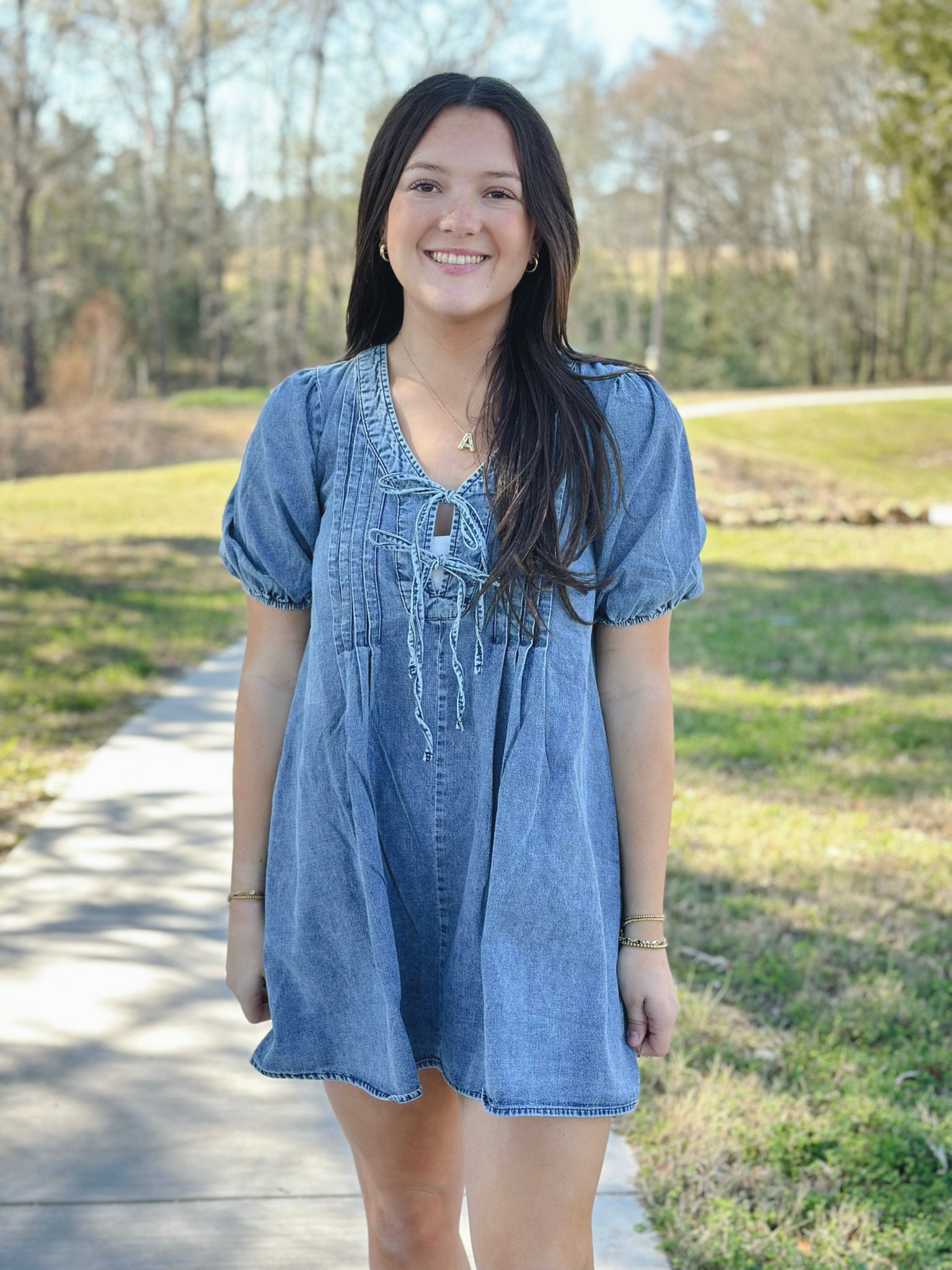 denim tie front dress Mini Size:11 Dolce & Gabbana Long Tracy featuring a structured collared
