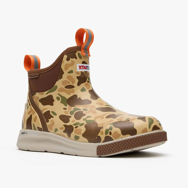 XtraTuf Men’s Ankle Deck Boot Sport - Duck Camo