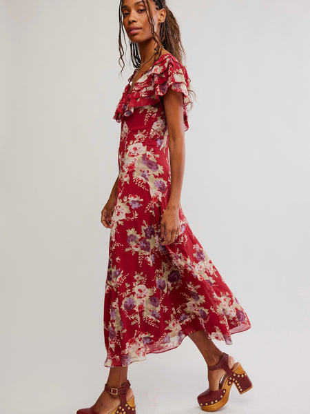 Free People Forsythia Maxi Dress - Richest Res Combo