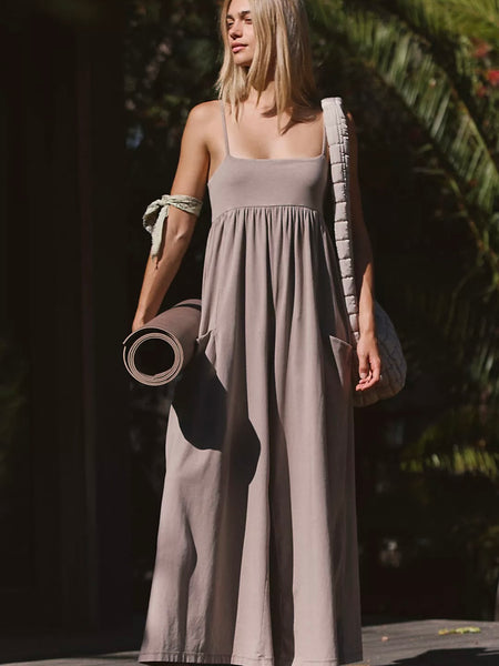 Free People Hot Shot Strappy Onesie - All