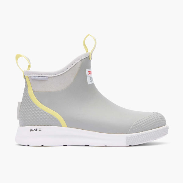 XtraTuf Women’s Ankle Deck Boot Sport - Grey