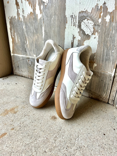 Notice Leather Sneaker - Grey/White