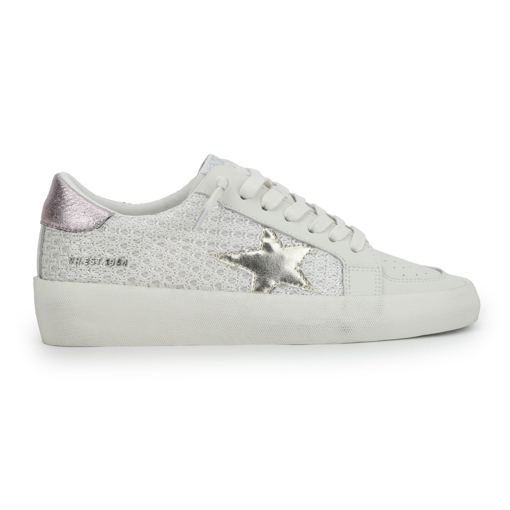 Reflex Star Sneakers- White Crochet