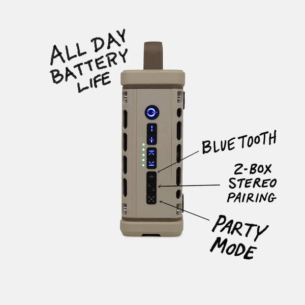 Turtlebox Ranger Portable Speaker - Tan