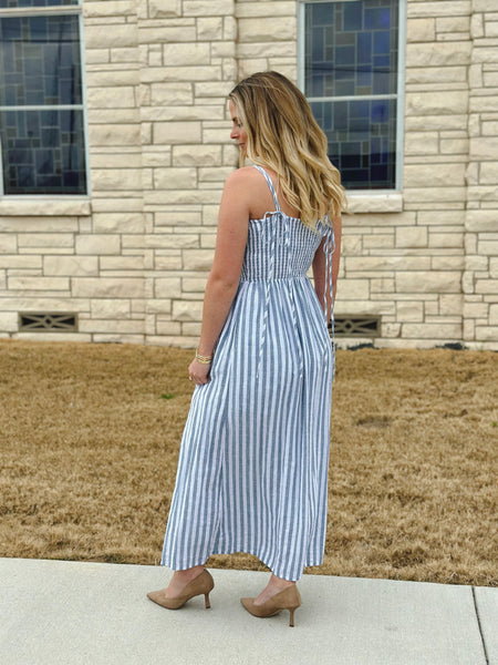 ZSupply Nadine Striped Midi Dress - Boathouse
