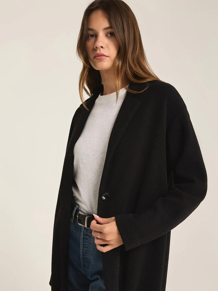 ZSupply Mason Knit Coat - Black