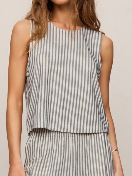 ZSupply Sloane Knit Striped Top - Eclipse