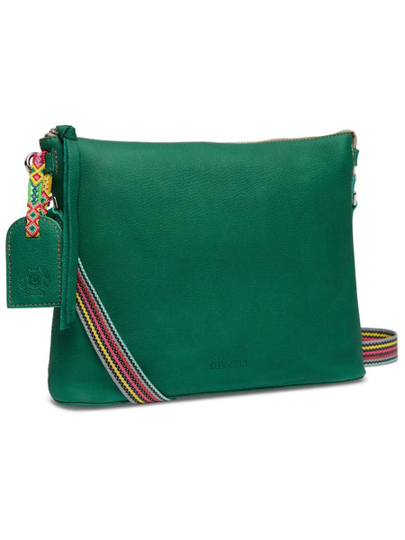 Teal Downtown Crossbody