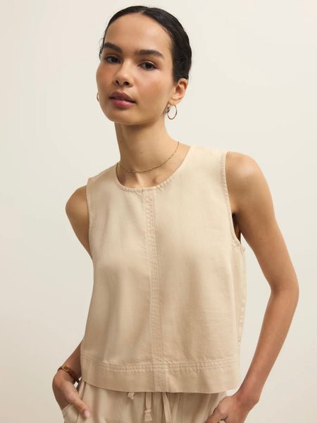 ZSupply Sun Seeker Twill Tank - Parchment