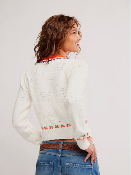 Free People Tilly Pullover - Coconut Milk Combo