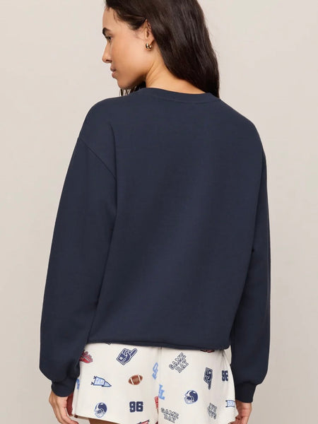 ZSupply Boyfriend Patch Sweatshirt - Eclipse