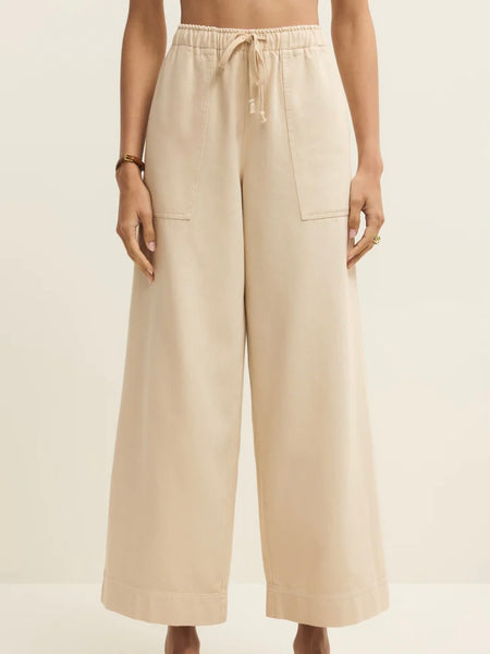 ZSupply Daycation Twill Ankle Pant - Parchment