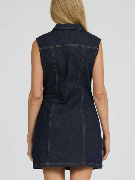 Dear John Saira Denim Dress - Dark Denim