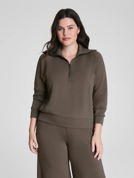 SPANX AirEssential Half Zip - Mineral