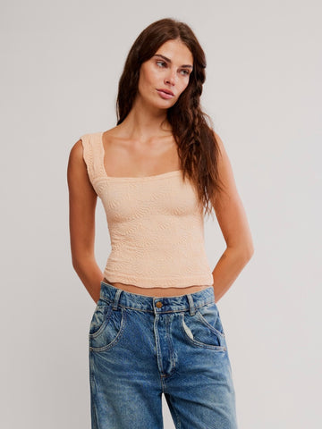 Free People Love Letter Cami - Sparkling Sunset