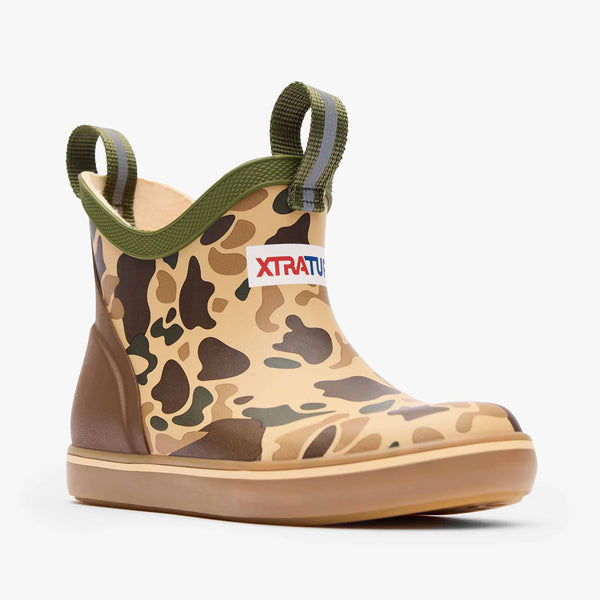 XtraTuf Kids’ Ankle Deck Boot -  Duck Camo