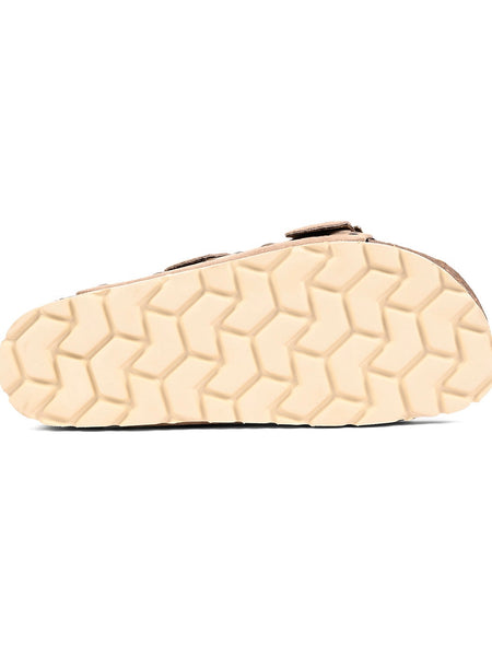 Road Maze Slide Ons- Cream Suede