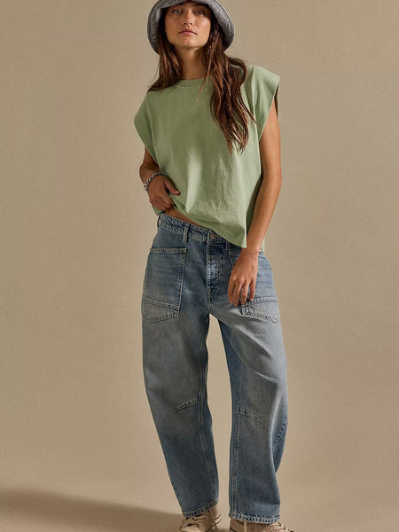 We The Free Minimalist Moxie Barrel Jeans- County Fair