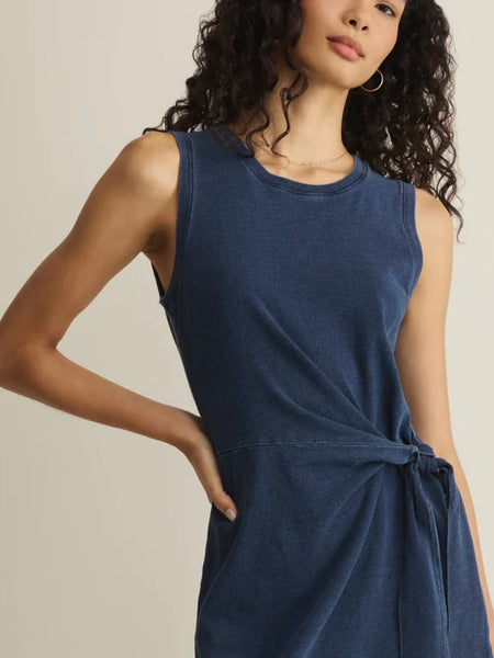 jersey mini dress ZSupply Mattie Denim Jersey Mini Dress jersey mini dress ZSupply Mattie Denim Jersey Mini Dress