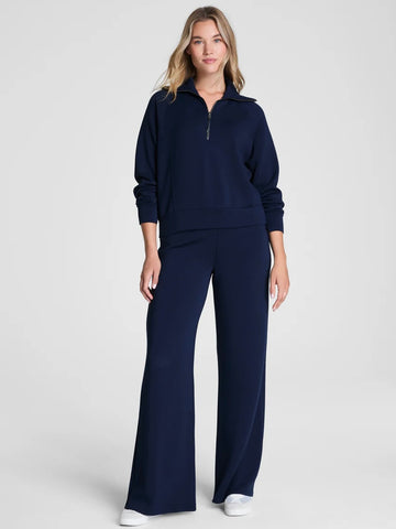 SPANX Air Essentials Wide Leg Pant - Timeless Navy