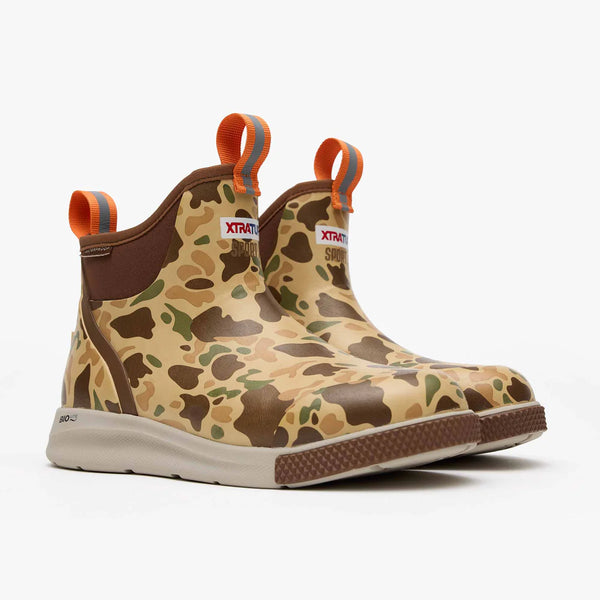 XtraTuf Men’s Ankle Deck Boot Sport - Duck Camo