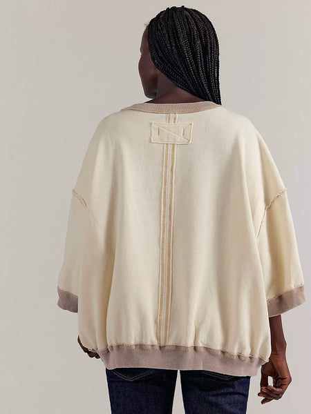 Free People Everything Pullover - Nilla Cream