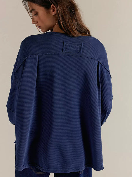 Free People Total Eclipse Tee - Deeper Iris