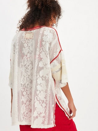 Free People The Best Match Tee - Clean Ivory Combo