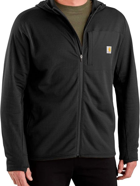 Carhartt Men’s Force Long Sleeve Fleece Lined Hooded Shirt - All Colors