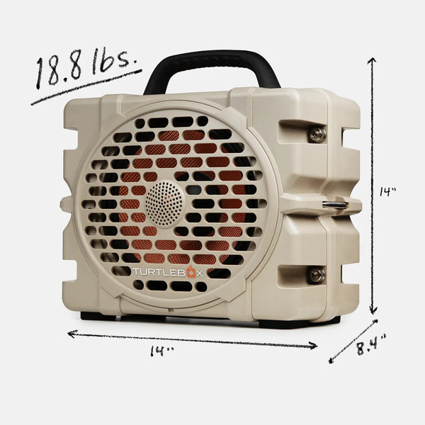 Turtlebox Grande Portable Speaker - Tan