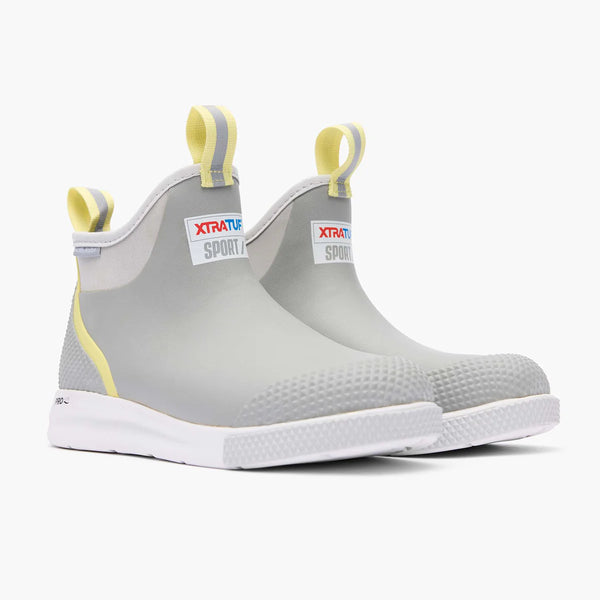 XtraTuf Women’s Ankle Deck Boot Sport - Grey
