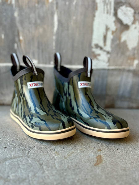XtraTuf Kids’ Ankle Deck Boot - Mossy Oak® Bottomland