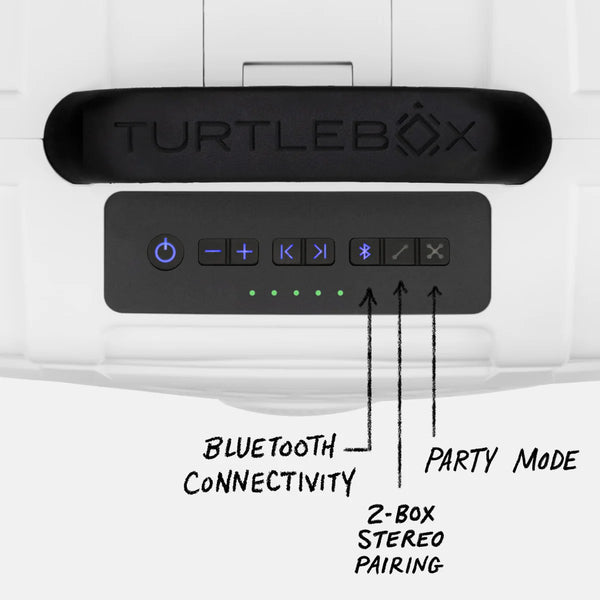 Turtlebox Original Gen 3 Portable Speaker - White