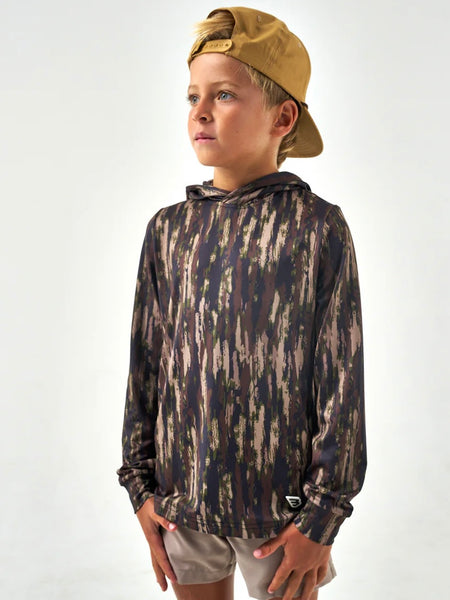 Burlebo Youth Performance Hoodie - Midland Camo