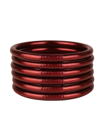 Budha Girl All Weather Bangles - Merlot