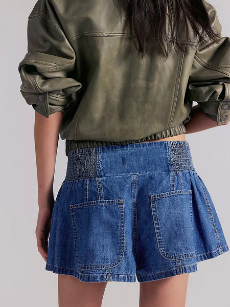 Free People Luna Pull On Shorts - Soile