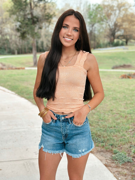 Free People Love Letter Cami - Sparkling Sunset