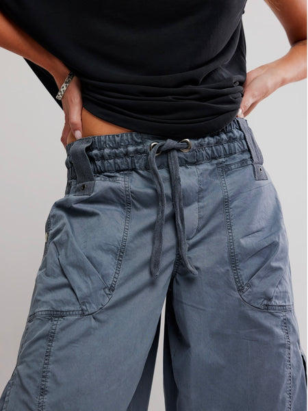 Free People Onset Parachute Pant - Steel